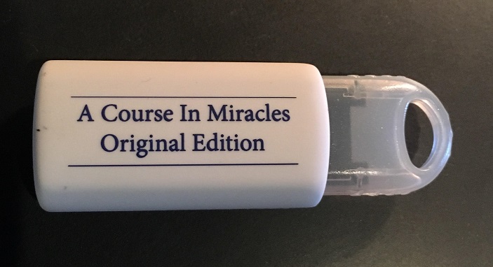 A COURSE IN MIRACLES ORIGINAL EDITION® USB AUDIOBOOK Flash Drive TEXT - Voice Only, No music